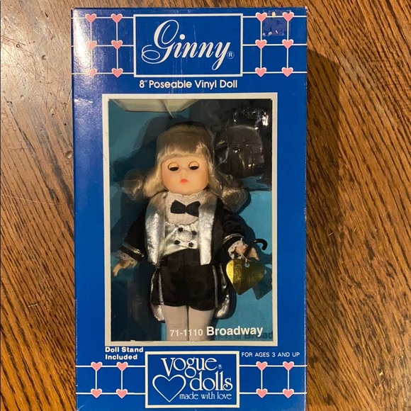 Vogue Dolls Other - Vintage Vogue Ginny 8" Broadway 71-1110 with stand